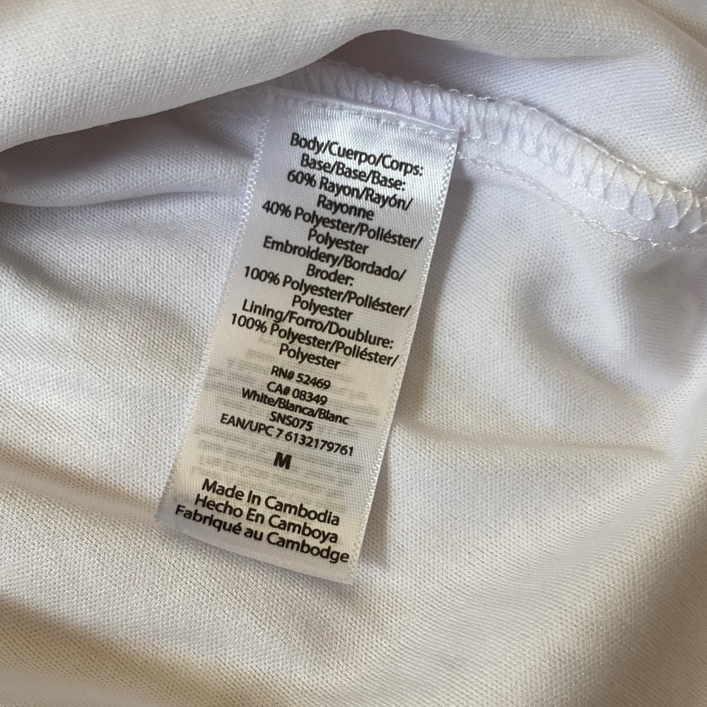 Sofia by Sofia Vergara White Eyelet Blouse - image 5